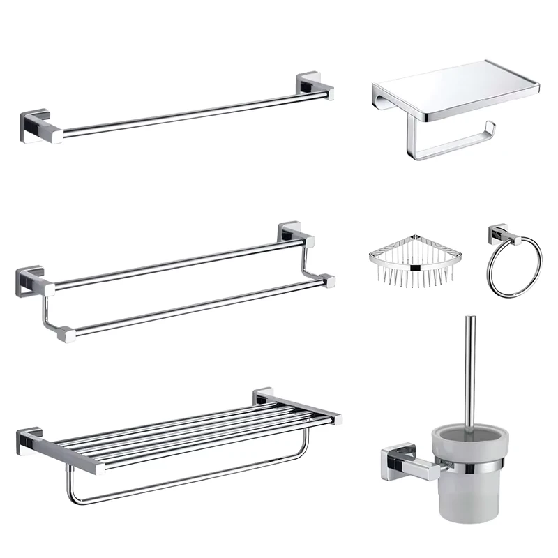 China Loong Factory Direct High Quality 304 Stainless Steel Modern Design Bathroom Hardware Accessories for Hotel and Kitchen Use