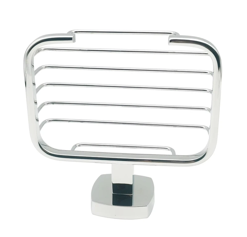 China Loong NC55005B Wall Mounted Soap Basket Bathroom Soap Holder Rectangular Soap Holder Wire Basket