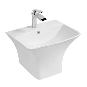 China Loong New Design Wash Wall Hung Basin Sink for Bathroom