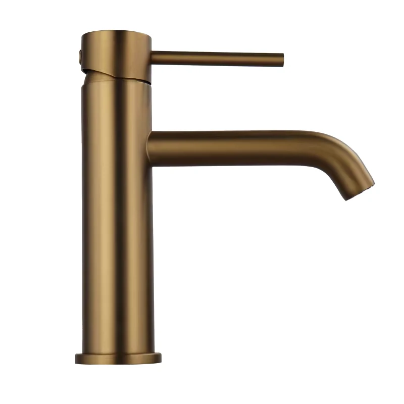 China Loong TOPWAY Classic Customized Single Handle 35mm Ceramic Cartridge Deck Mounted Bathroom Curved Basin Mixer Faucet Stainless Steel